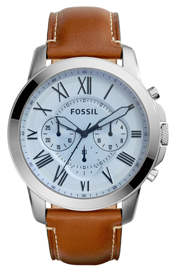 Fossil FS5184 watch strap Leather 22mm